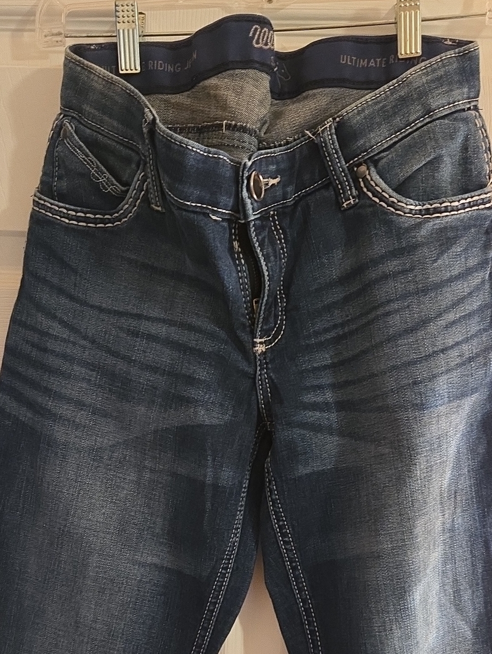 Wrangler Women's Boot Cut Jeans in Dark Blue Wash 5x34 Size